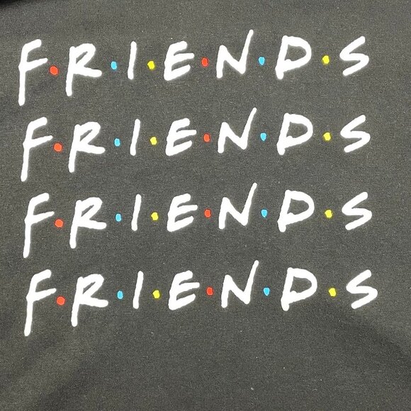Friends Black Pullover Hoodie Sweatshirt Women's XS - Picture 2 of 6
